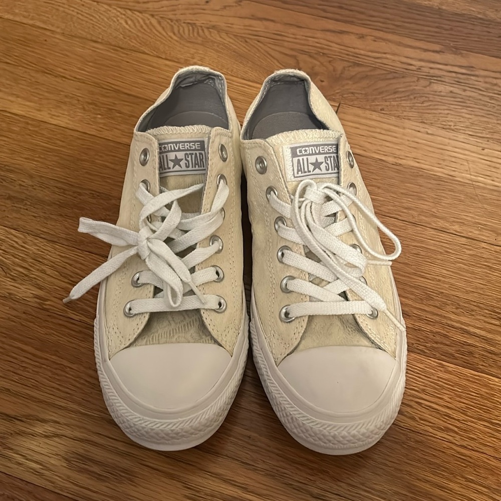 NWOT converse all star natural lace size 8 shoes